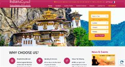 Desktop Screenshot of indianlegendsholidays.com